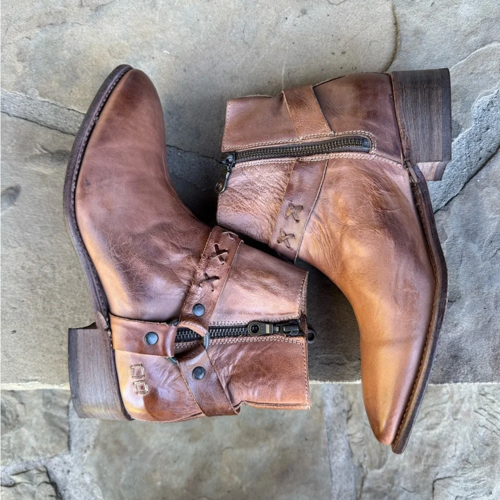 Bed Stu Winslet Leather Ankle Boots - Picture 6 of 14